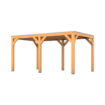 Douglas overkapping 307x497cm + wanden blank Verando, Living